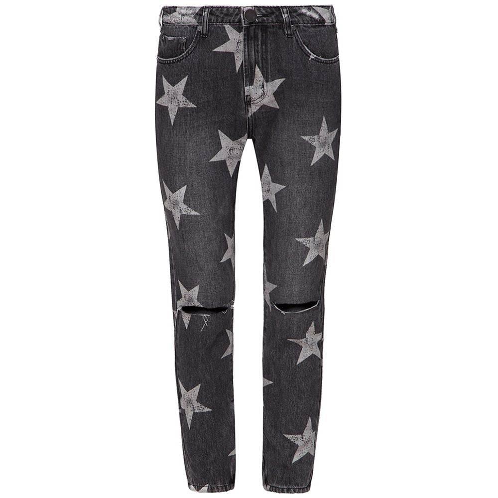 One Teaspoon Gray Cotton Women Jeans - Hilstor