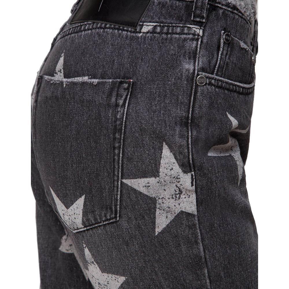 One Teaspoon Gray Cotton Women Jeans - Hilstor