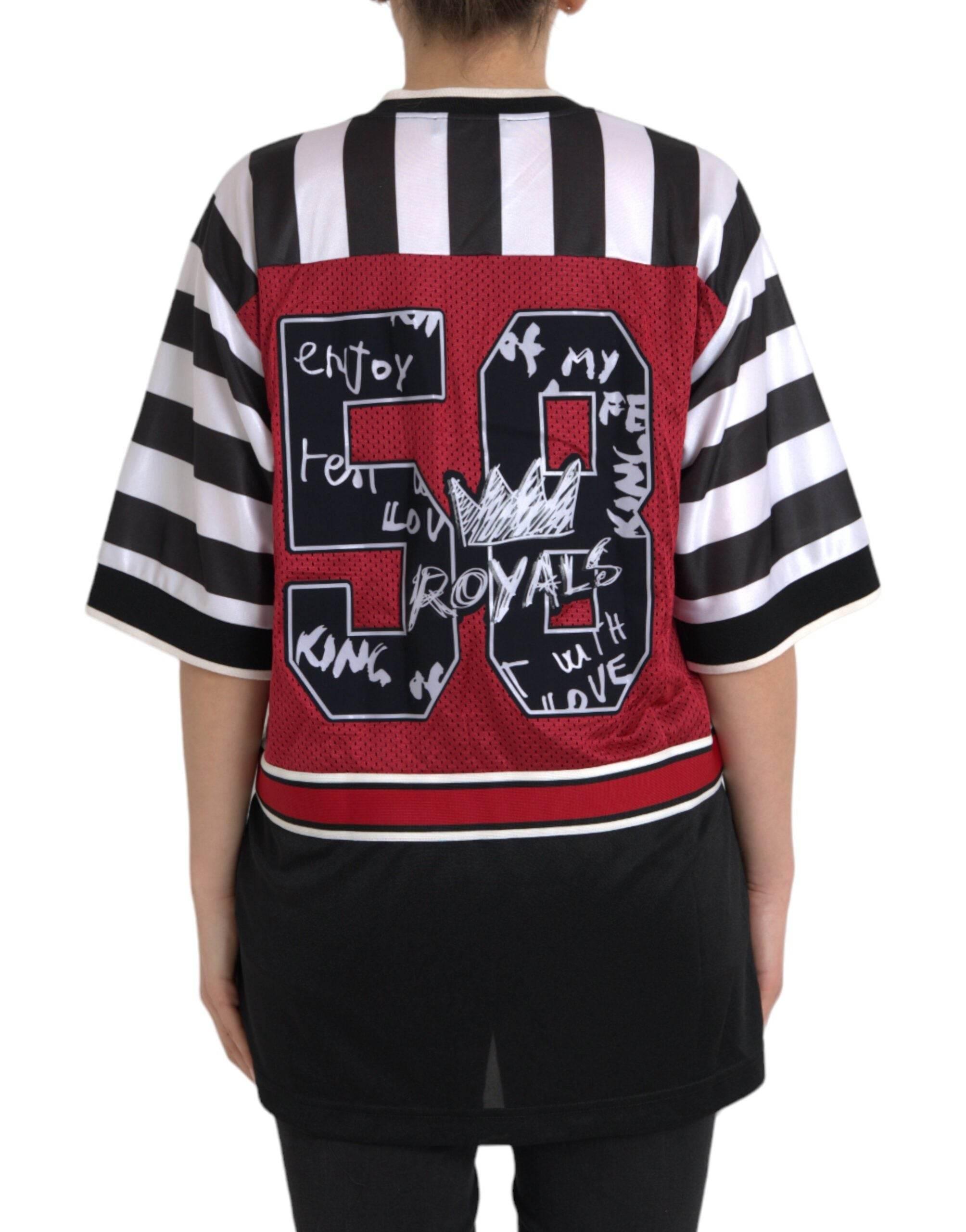 Dolce & Gabbana Multicolor Royals Panda Oversized T-shirt - Hilstor