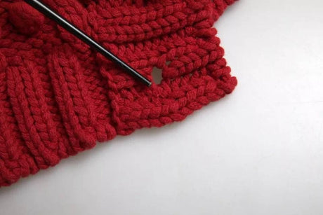 Dolce & Gabbana Red Wool Knit Button Down Cardigan Sweater - Hilstor