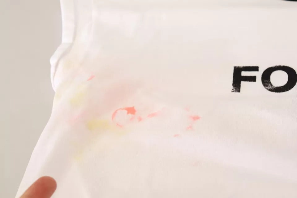 Dolce &amp; Gabbana White Forgot Print Kortærmet Crop T-shirt