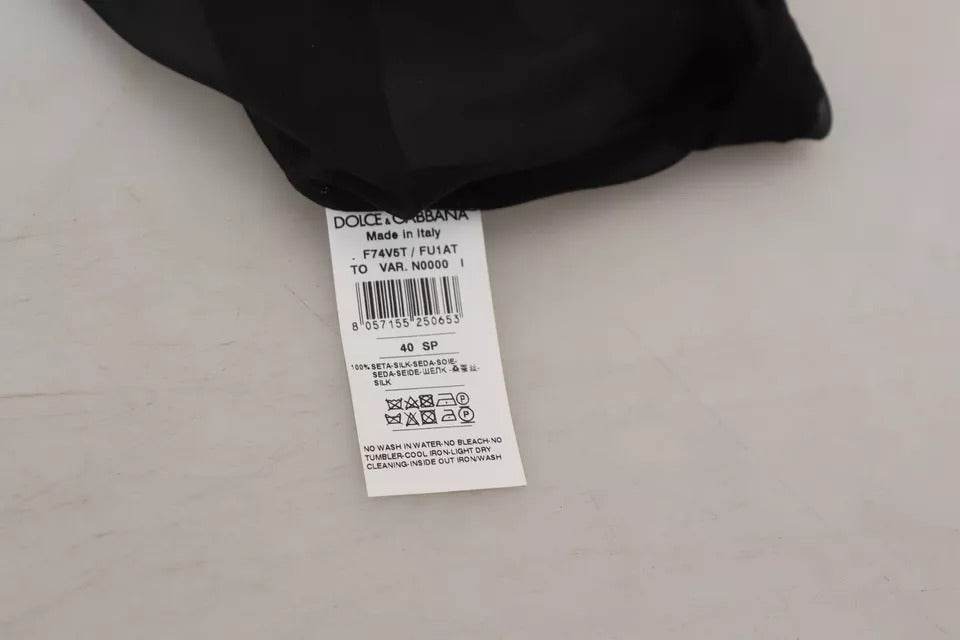 Dolce & Gabbana Black Mesh Transparent Blouse Pullover Top - Hilstor