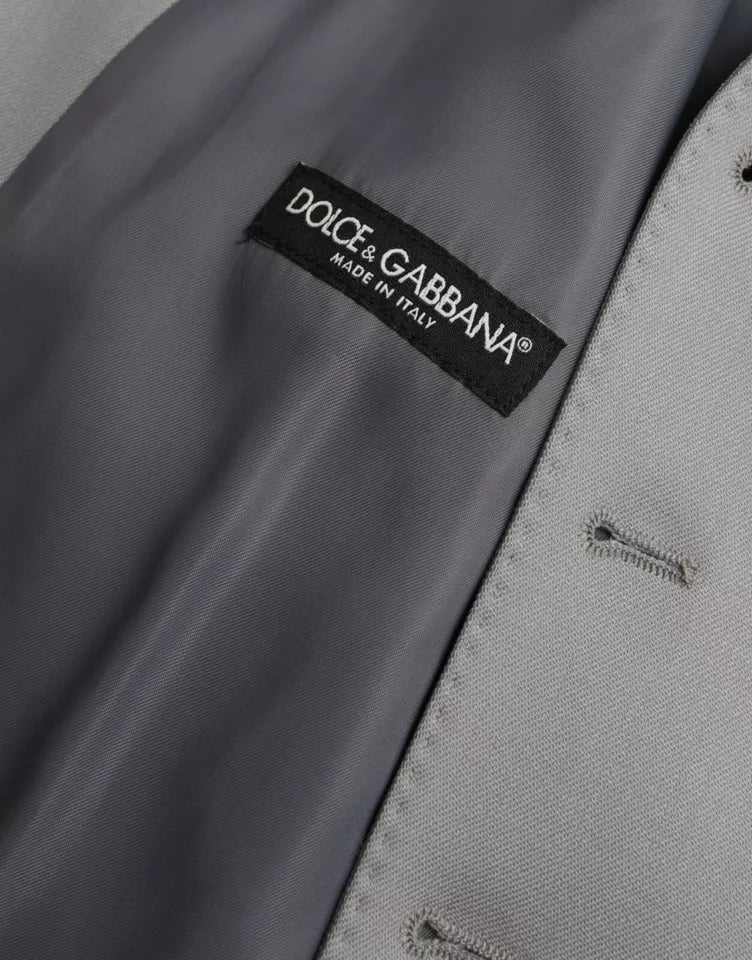 Dolce &amp; Gabbana lyseblå uld formel vest vest