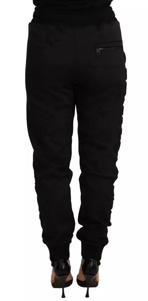 Dolce & Gabbana Black Jogger Women Polyester Pants - Hilstor