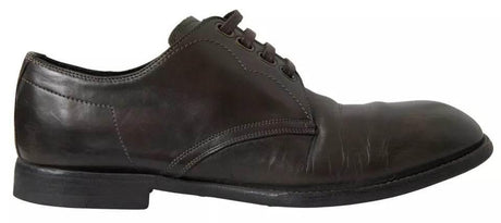 Dolce & Gabbana Green Leather Mens Formal Dress Shoes - Hilstor