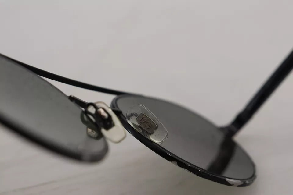 Dolce &amp; Gabbana mat sort stål stel Grøn linse DG2245 solbriller
