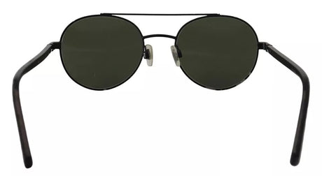 Dolce &amp; Gabbana mat sort stål stel Grøn linse DG2245 solbriller