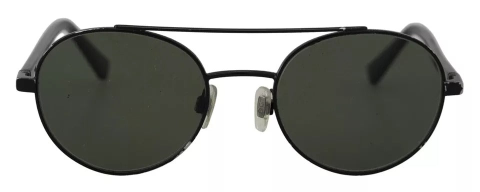 Dolce &amp; Gabbana mat sort stål stel Grøn linse DG2245 solbriller