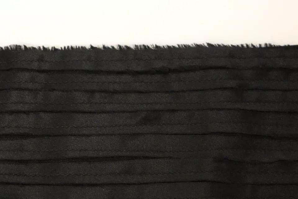 Dolce & Gabbana Black Silk Womens Waist Cummerbund - Hilstor