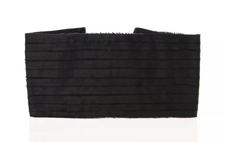 Dolce & Gabbana Black Silk Womens Waist Cummerbund - Hilstor