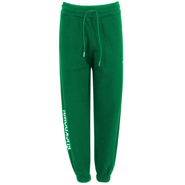 Comme Des Fuckdown Green Cotton Jeans & Pant - Hilstor