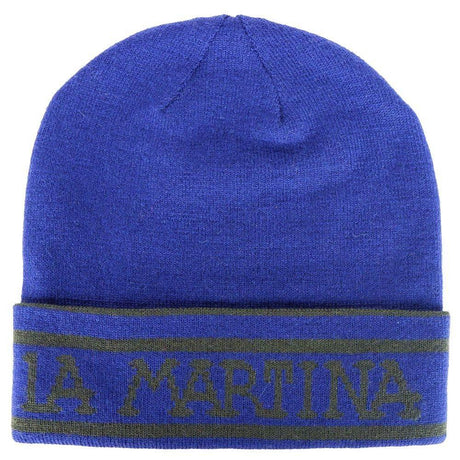 La Martina Blue Acrylic Hats & Cap - Hilstor
