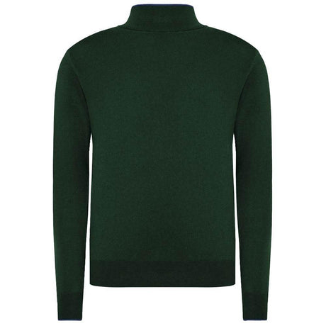 La Martina Green Wool Men Sweater - Hilstor