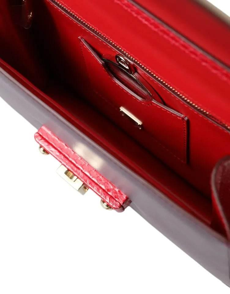 Dolce & Gabbana Multicolor Lucia Brushed Leather Crossbody Shoulder Bag - Hilstor