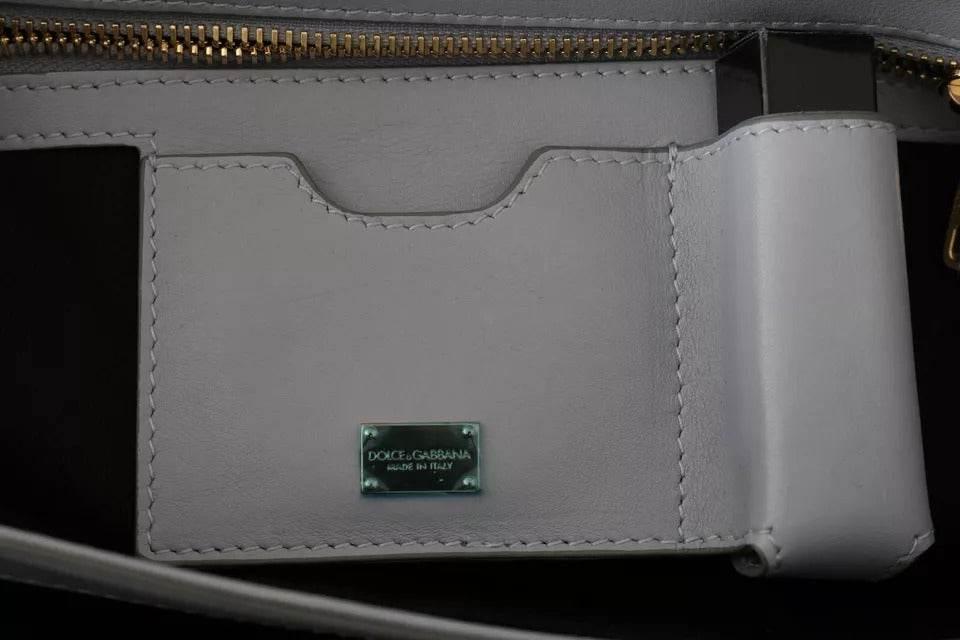 Dolce & Gabbana Blue Exotic Leather Shoulder Purse Cross Body Bag - Hilstor