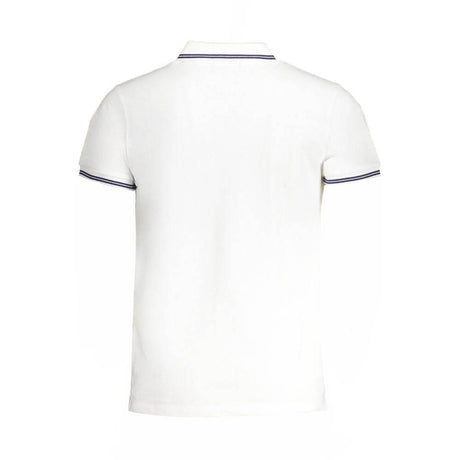 Cavalli Class White Cotton Polo Shirt - Hilstor