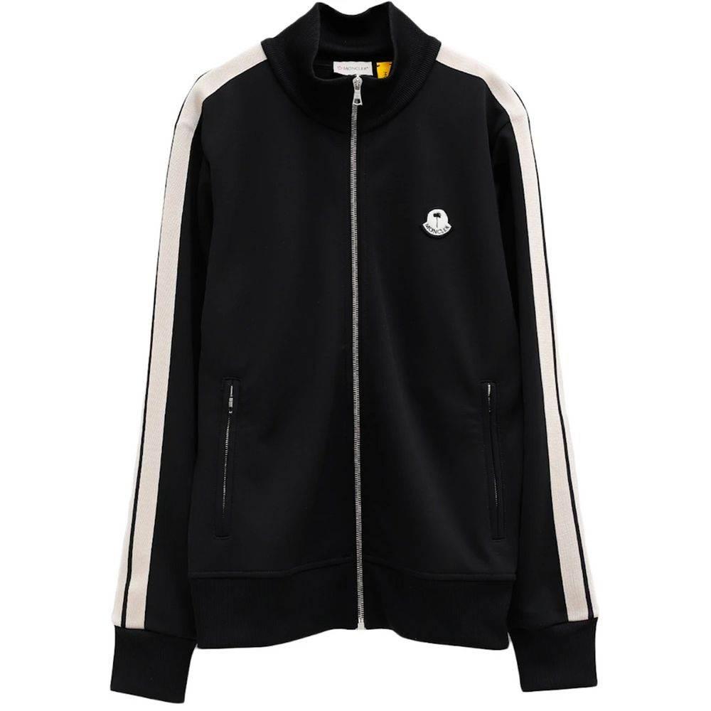 Moncler x Palm Angels Black Polyester Men Sweater - Hilstor