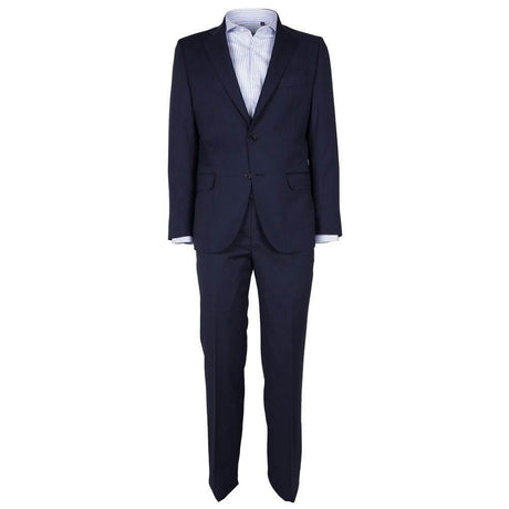 Made in Italy Blue Wool Men's Suit - Hilstor