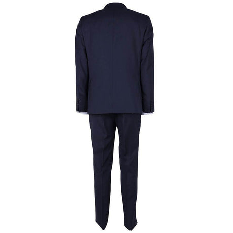 Made in Italy Blue Wool Men's Suit - Hilstor