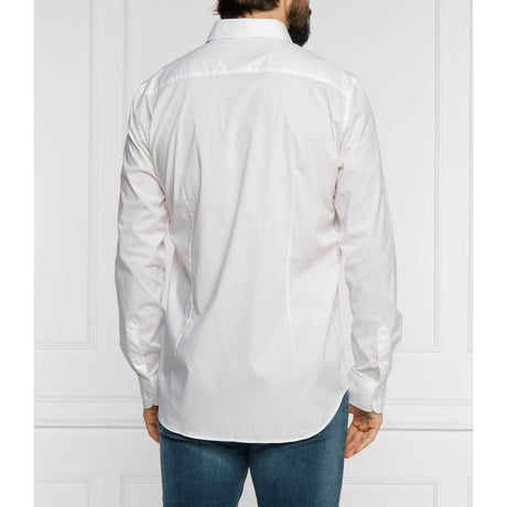 Aeronautica Militare White Cotton Men's Shirt - Hilstor
