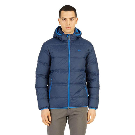 La Martina Blue Nylon Men Jacket - Hilstor