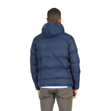 La Martina Blue Nylon Men Jacket - Hilstor