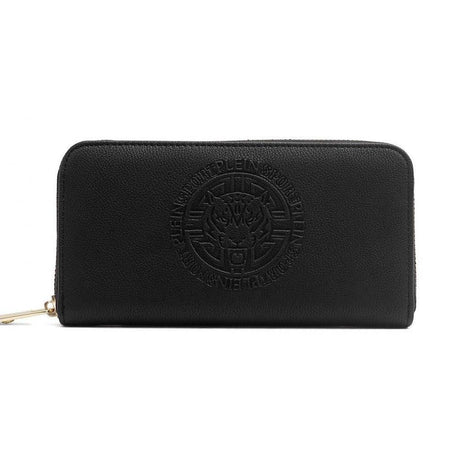 Plein Sport Black Polyester Women Wallet - Hilstor