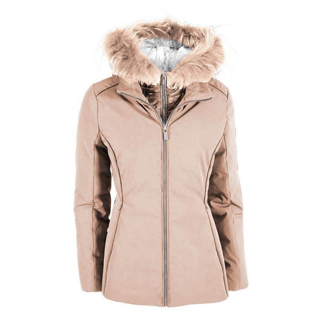 Yes Zee Beige Polyamide Women's Jacket - Hilstor