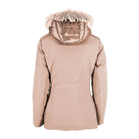 Yes Zee Beige Polyamide Women's Jacket - Hilstor