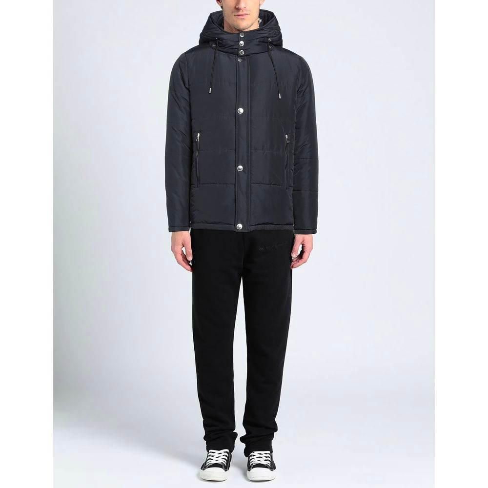 Aquascutum Blue Polyamide Men Jacket - Hilstor
