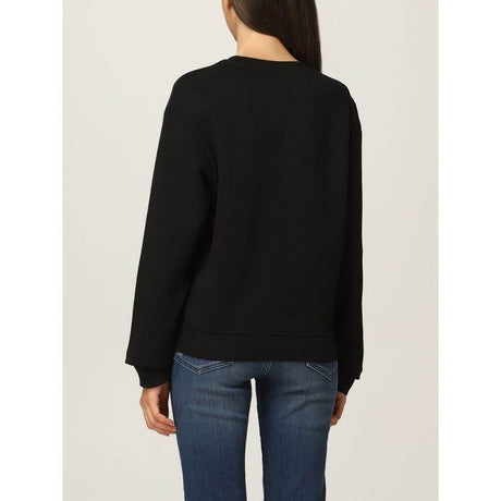 Love Moschino Black Cotton Women Sweater - Hilstor
