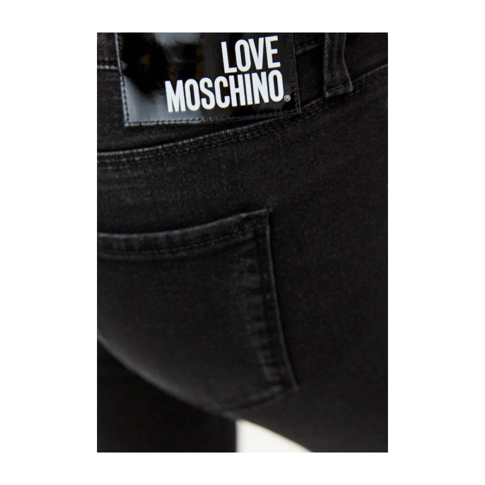 Love Moschino Black Cotton Women Jeans - Hilstor