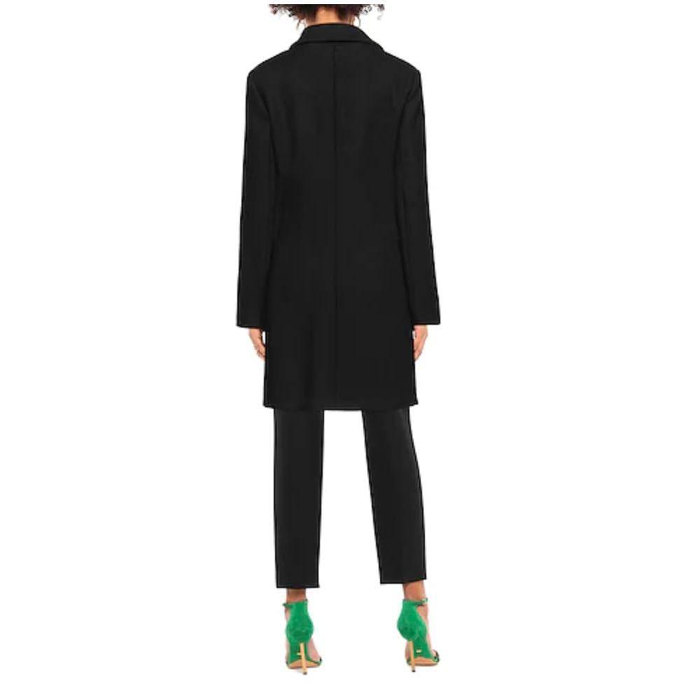 Love Moschino Black Wool Women Coat - Hilstor