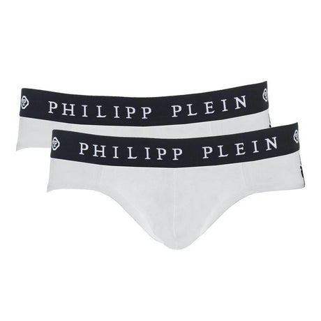 Philipp Plein White Cotton Men Boxer Short - Hilstor