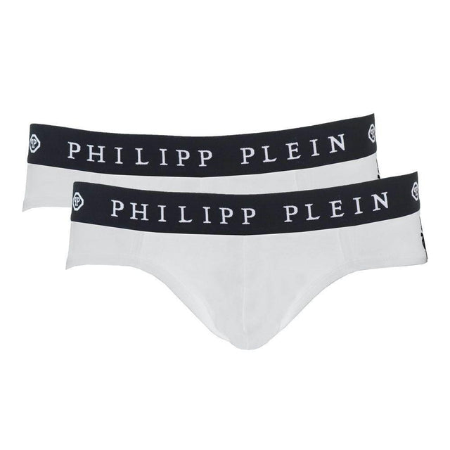 Philipp Plein White Cotton Men Boxer Short - Hilstor