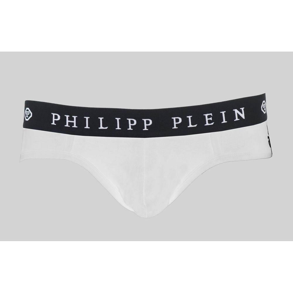 Philipp Plein White Cotton Men Boxer Short - Hilstor