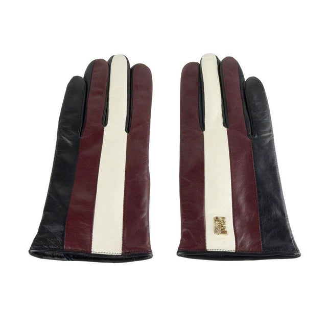 Cavalli Class Black Lambskin Women Glove - Hilstor