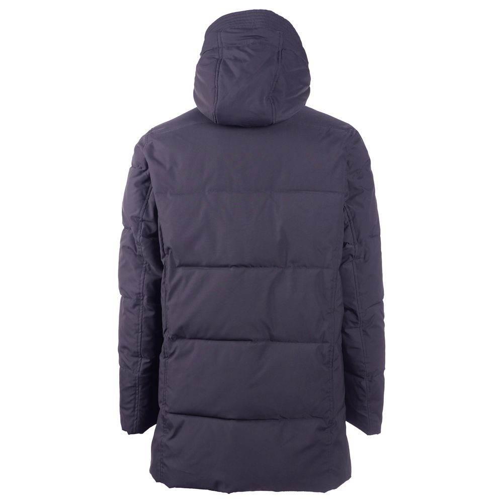 Emilio Romanelli Blue Polyester Men Jacket - Hilstor