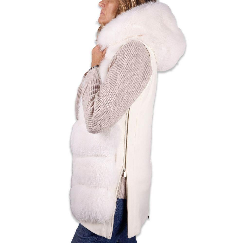 Made in Italy White Wool Women Coat - Hilstor