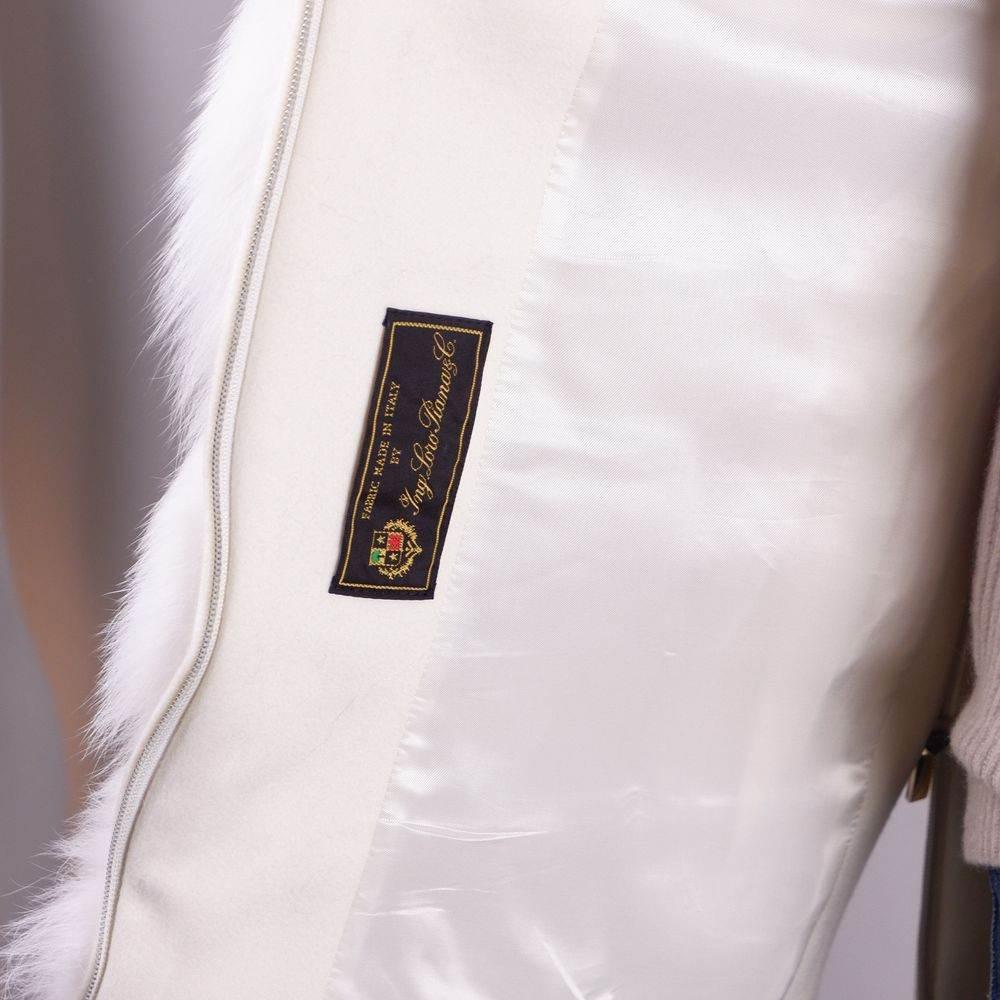 Made in Italy White Wool Women Coat - Hilstor