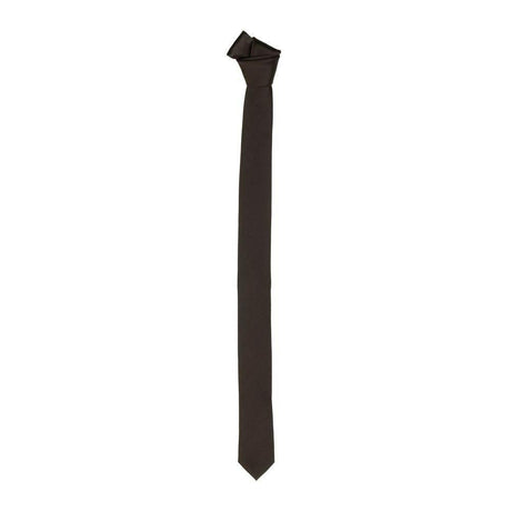 Emilio Romanelli Elegant Burgundy Silk Slim Tie - 40mm - Hilstor