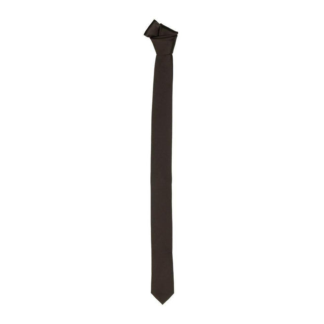Emilio Romanelli Elegant Burgundy Silk Slim Tie - 40mm - Hilstor