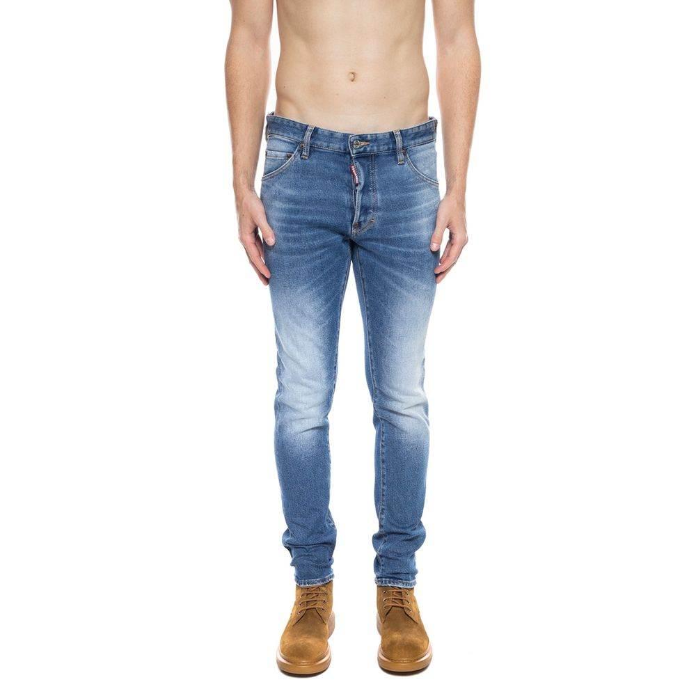 Dsquared² Blue Cotton Men's Distressed Jean - Hilstor