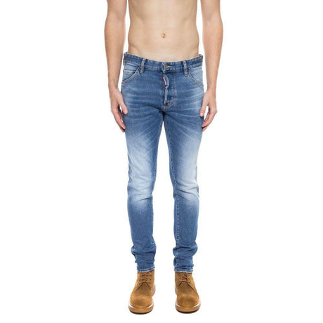 Dsquared² Blue Cotton Men's Distressed Jean - Hilstor