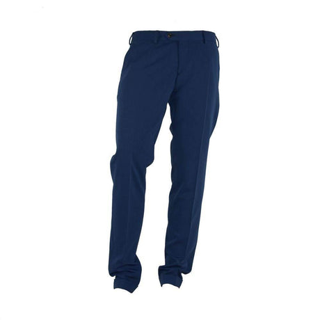 Made in Italy Blue Polyester Men's Trouser - Hilstor