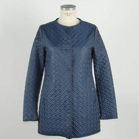 Emilio Romanelli Blue Polyester Women Jacket - Hilstor