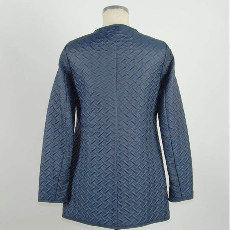 Emilio Romanelli Blue Polyester Women Jacket - Hilstor