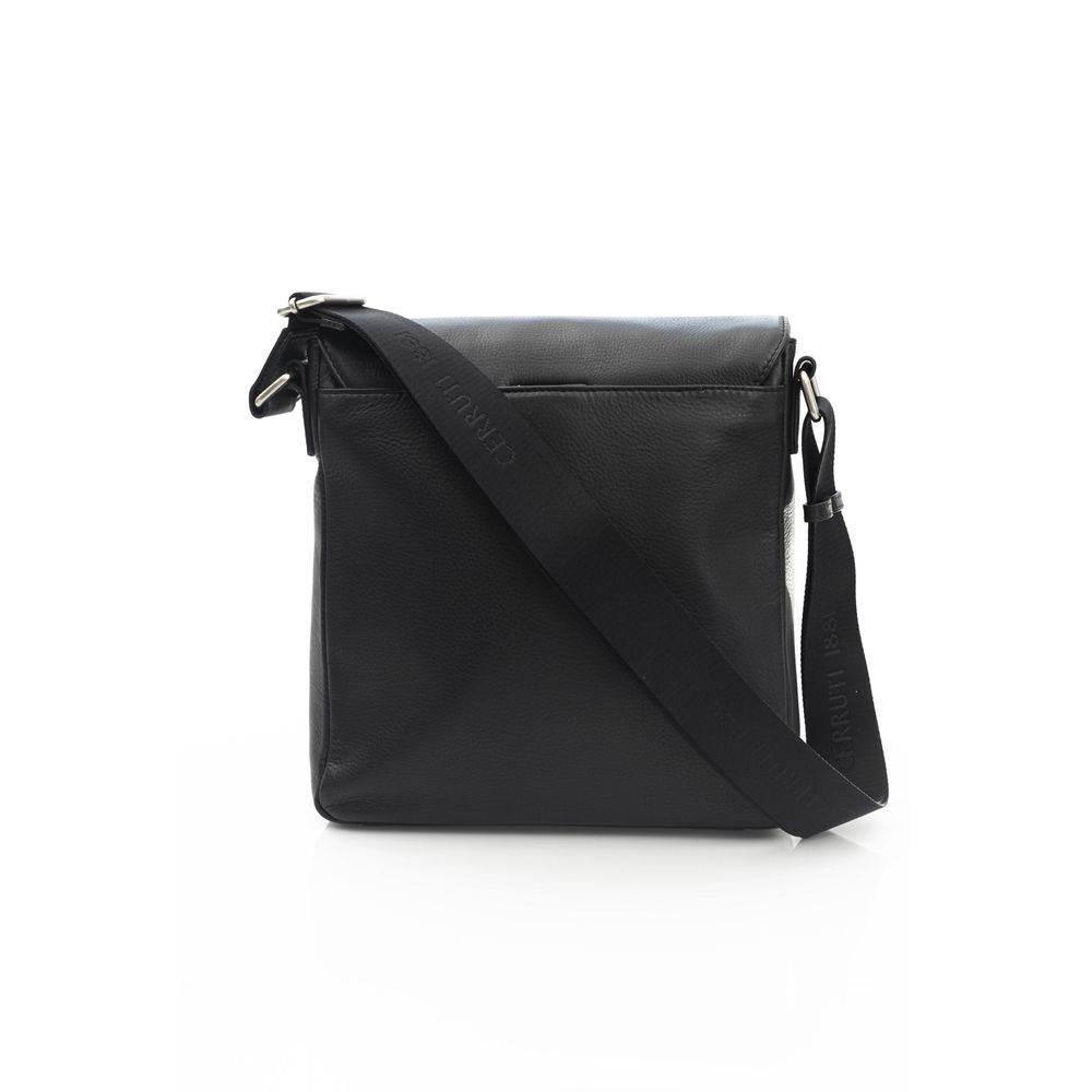 Cerruti 1881 Yellow Leather Men Messenger Bag - Hilstor