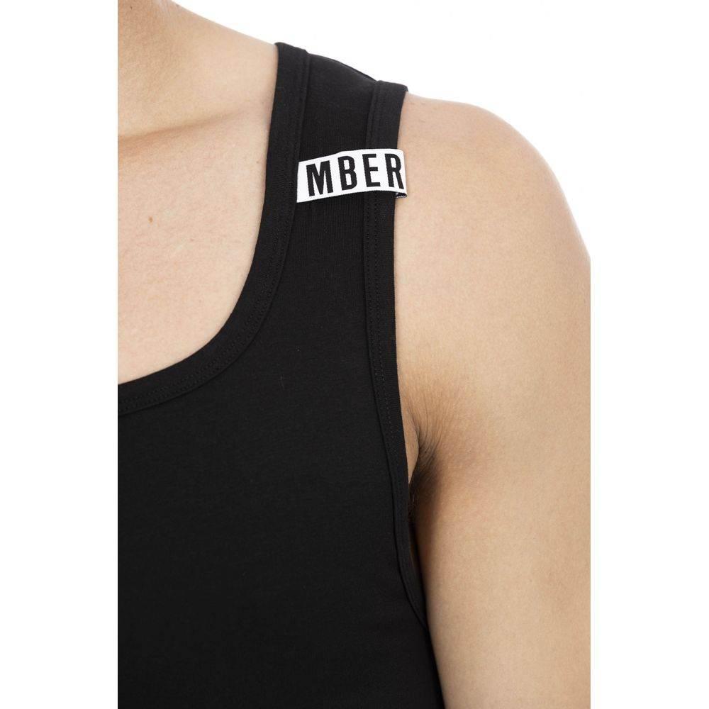 Bikkembergs Black Cotton Men Tank Top - Hilstor