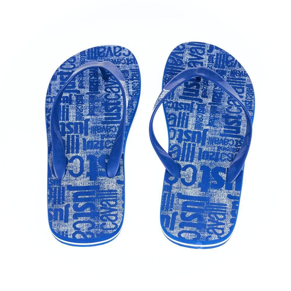 Just Cavalli Light Blue EVA Men Sandal - Hilstor
